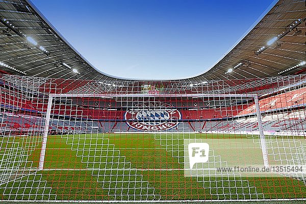 Neue Gestaltung der Tribünenplätze Allianz Arena München Bayern Deutschland Europa