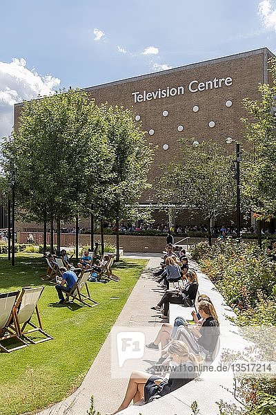 BBC Television Centre White City London Großbritannien Europa