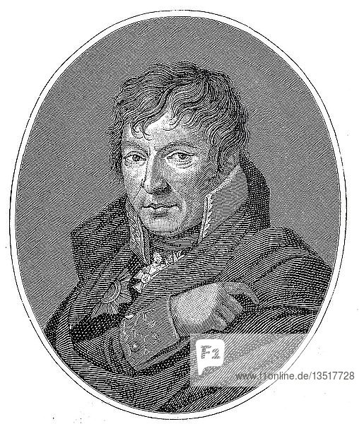 Gerhard Johann David von Scharnhorst  12. November 1755  28. Juni 1813  preußischer Generalleutnant  Holzschnitt  Deutschland  Europa