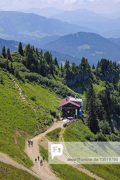 Staufner Haus  Hochgrat  Nagelfluhkette  Allgäuer Alpen  Oberstaufen  Oberallgäu  Allgäu  Schwaben  Bayern  Deutschland  Europa
