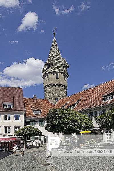 Grüner Turm  Ravensburg  Baden-Württemberg  Deutschland  Europa