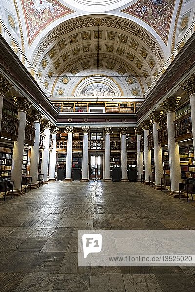 Innenraum  Finnische Nationalbibliothek  Kansalliskirjasto  Helsinki  Finnland  Europa