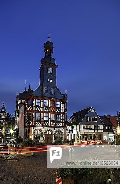 Altes Rathaus  erbaut 1715  Marktplatz  Lorsch an der Hessischen Bergstraße  Hessen  Deutschland  Europa