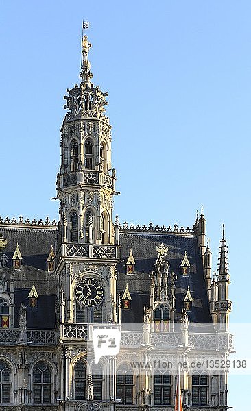 Gotisches Rathaus von Hendrik van Pede  Marktplatz Grote Markt  Oudenaarde  Westflandern  Flandern  Belgien  Europa