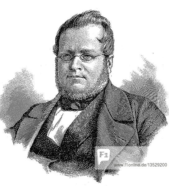 Camillo Benso Count of Cavour  August 10  1810- June 6  1861  Prime Minister of the Kingdom of Sardinia  woodcut  Italy  Europe