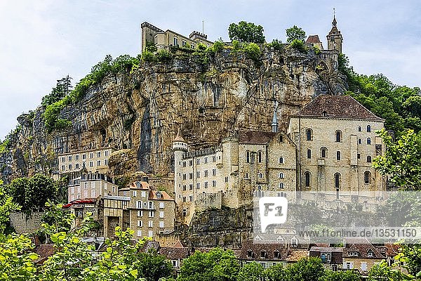Palast der Bischöfe von Tulle  Wallfahrtsort von Rocamadour  Departement Lot  Okzitanien  Frankreich  Europa