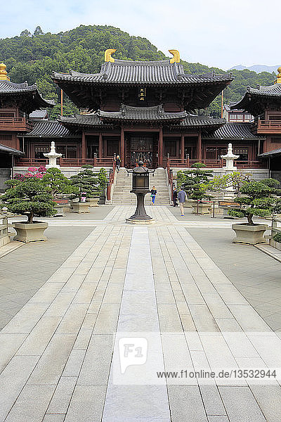Chi Lin Nonnenkloster  Kowloon  Hongkong  China  Asien