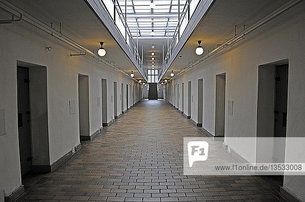 Cell block of the women's concentration camp Ravensbrueck  Brandenburg  Germany  Europe