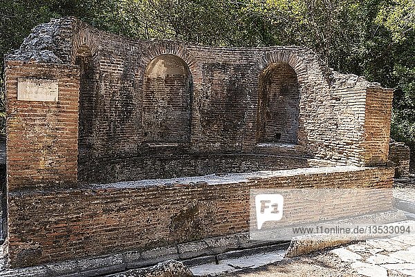 Brunnen, antike Stadt Butrint, Nationalpark Butrint, Saranda, Albanien, Europa
