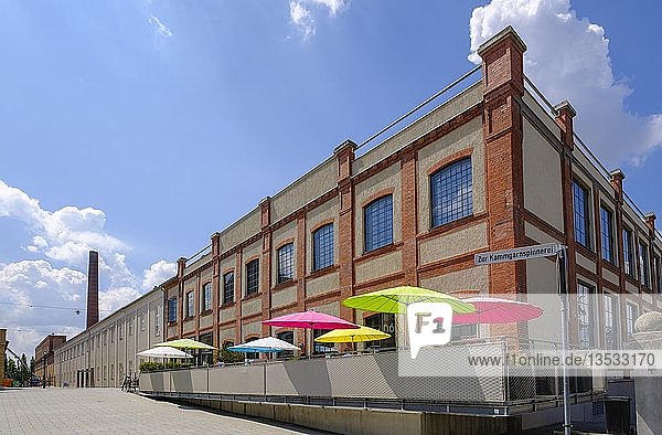 Restaurant nunó State Textile and Industrial Museum textile quarter Augsburg Swabia Bavaria Germany Europe