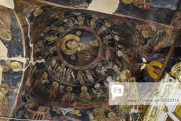 Fresken aus 17. Jahrhundert  Kirche St. Georg  Sveti ?or?e  Podgorica  Montenegro  Europa
