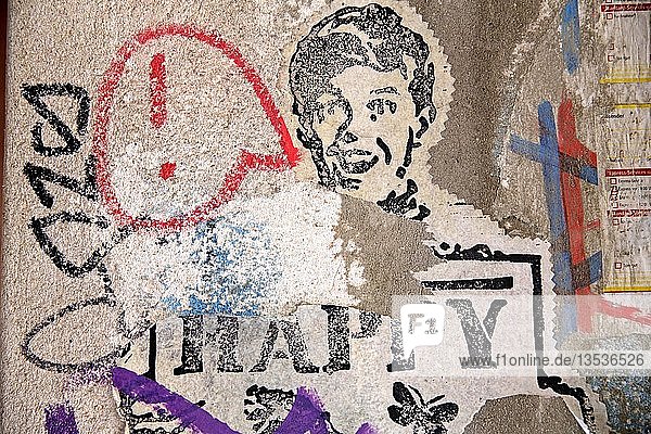 Streetart Kino Central Hinterhof Rosenthalerstrasse 39 Berlin Deutschland Europa