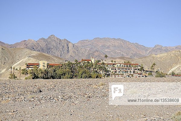 Hotel-Resort-Komplex  Furnace Creek Inn  Death Valley National Park  Kalifornien  USA  Nordamerika
