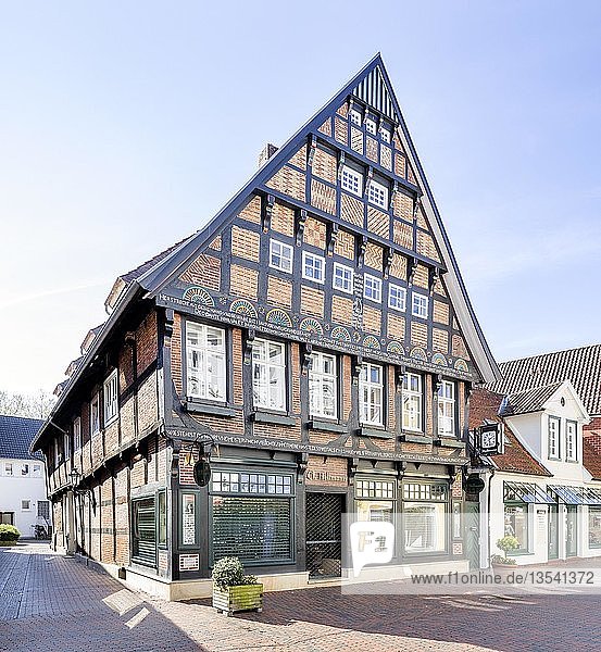 Haus Hellmann  historisches Fachwerkhaus  Lingen  Emsland  Niedersachsen  Deutschland  Europa