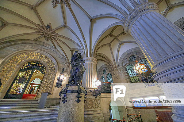 Rathaus Hamburg Deutschland Europa