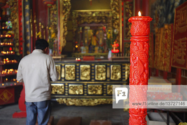 Quan Am Pagoda. Buddhism Ritual Worship.