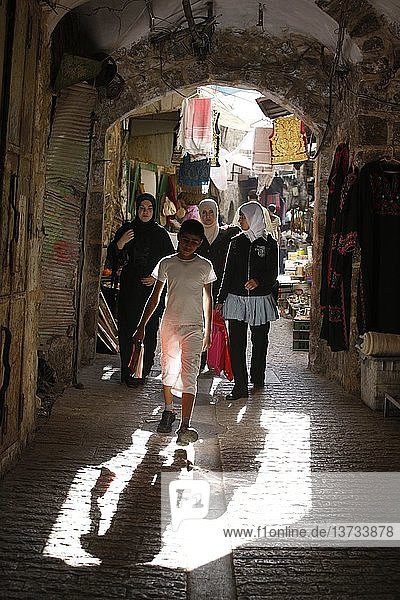 Altstadt von Hebron  Hebron  Besetztes Palästinensisches Gebiet.