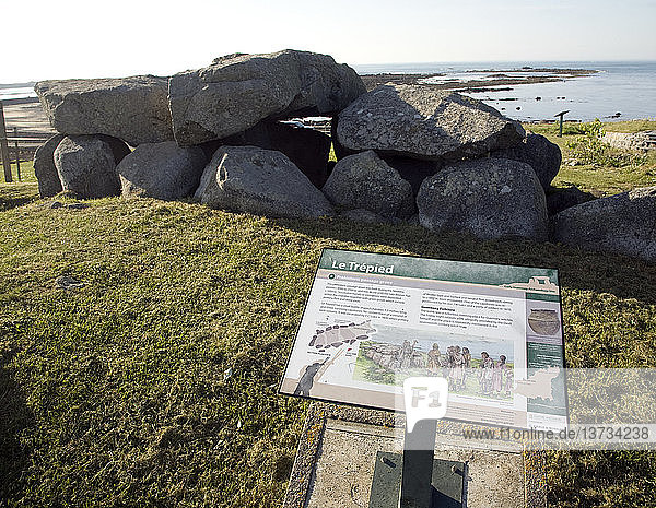 Grabkammer von Le Trepied  Guernsey  Kanalinseln