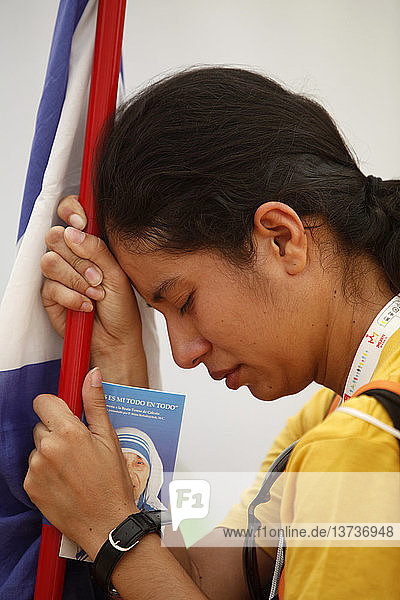 Pilgrim from Nicaragua at World Youth Day