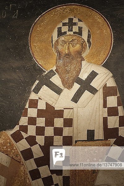 Heiliger Kyrill von Alexandria  Museum der Kirche von Chora.