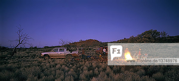 Wüstenlager Canning Stock Route  Little Sandy Desert  Westaustralien