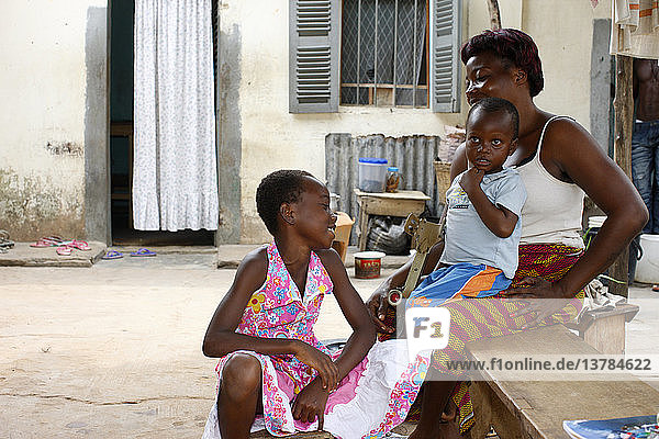 African family in Lome