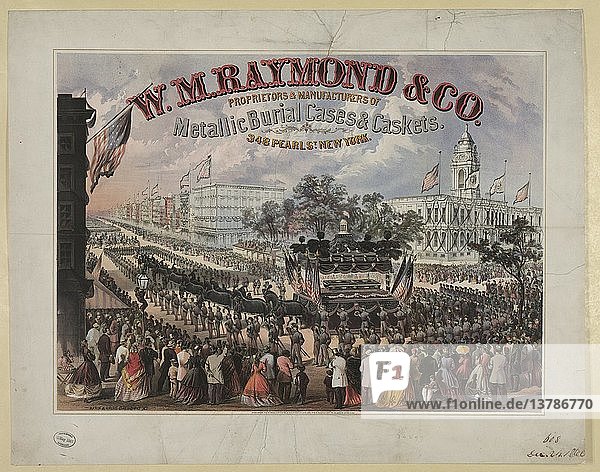 Lincoln-Beerdigung 1865