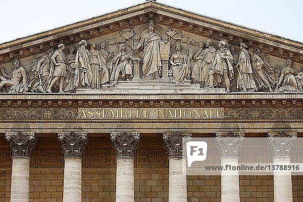 Französisches Parlament  Paris  Frankreich.
