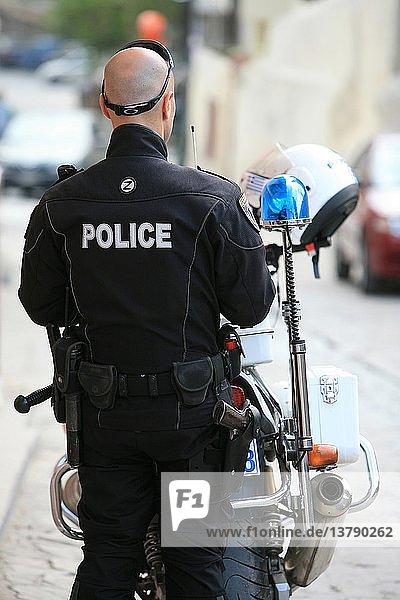 Griechischer Polizist  Griechenland