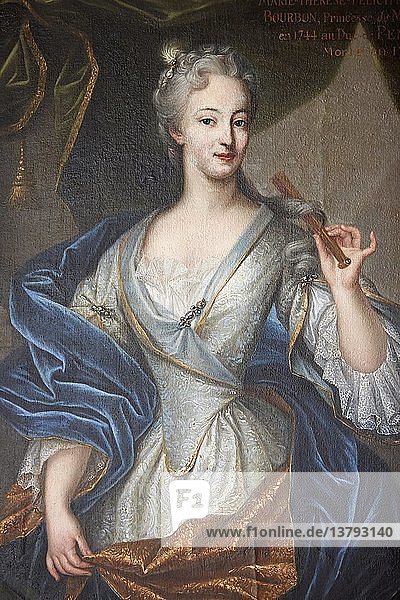 Schloss Bizy  Marie-Therese Felicite dEste et Bourbon  Herzogin von Penthievre (18. Jahrhundert).