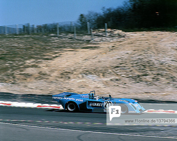 Jean-Pierre Jaussaud-Jean-Louis Lafosse´s Chevron B36 racing at Dijon  France 1977. '