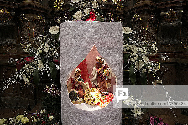 Die Kirche Unserer Lieben Frau vom Siege und des heiligen Antonius von Padua... Weihnachtskrippe. '