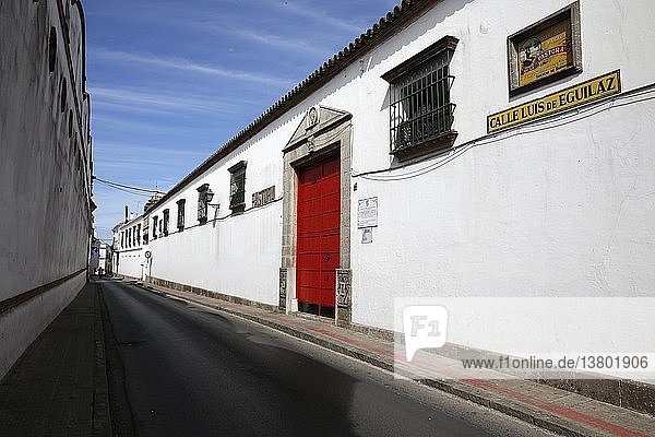 Straße Luis de Eguilaz  Sanlucar de Barrameda.
