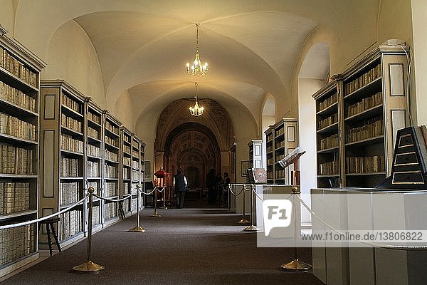 Korridor der Bibliothek des Strahovsky-Klosters  Prag.