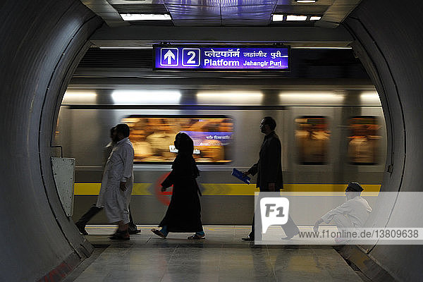 U-Bahn in Delhi