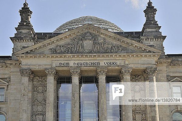Reichstag  Berlin  Deutschland.