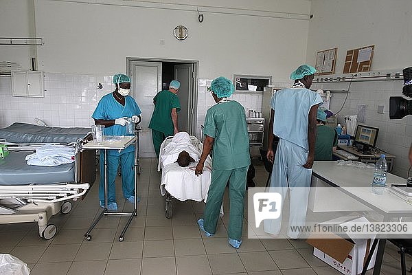 Intensive care unit in an African hospital  Senegal