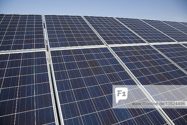 Anordnung von Photovoltaik-Paneelen für die Stromerzeugung aus Sonnenenergie