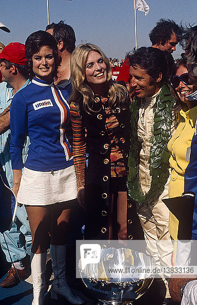 Mario Andretti  Questor GP  Ontario  28th March 1971.