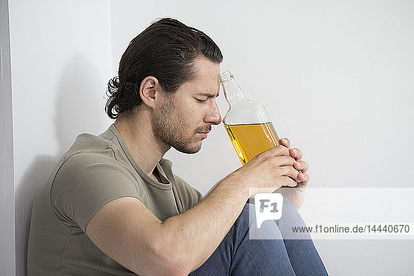 MAN WITH ALCOHOL
