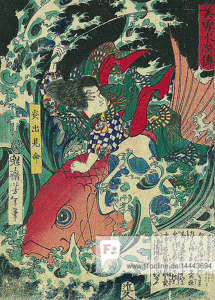 Illustration im japanischen Stil