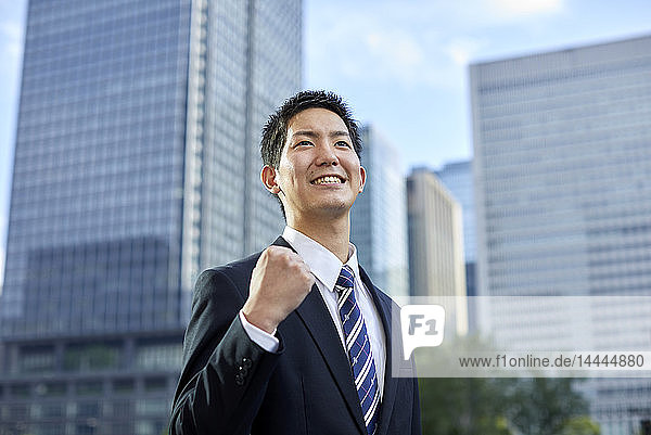 Young Japanese businessman