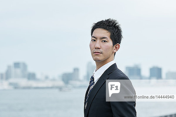 Young Japanese businessman