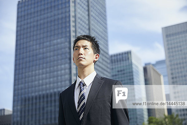 Young Japanese businessman