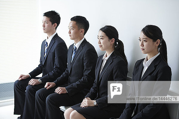 Young Japanese businesspeople