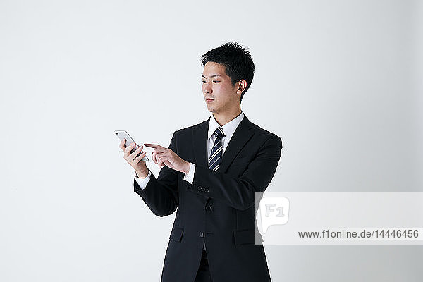 Young Japanese businessman