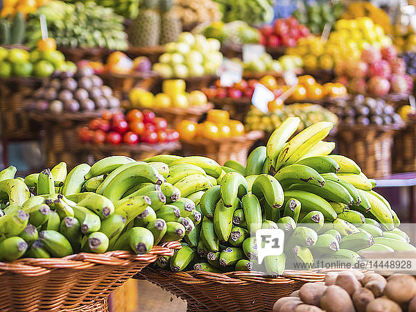 Bananen aus Madeira (Portugal)  auf einem Markt