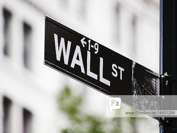 Wall Street-Schild