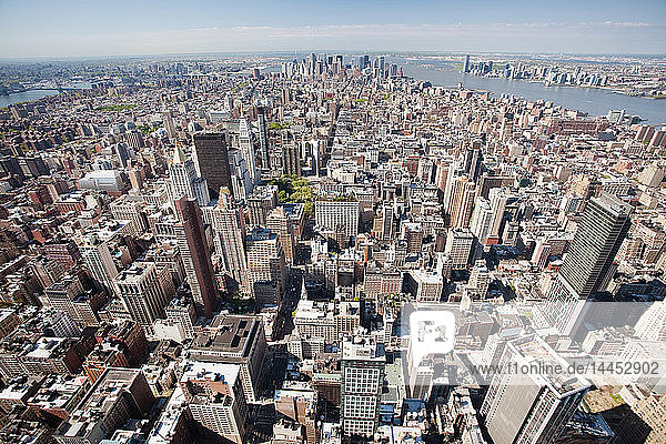 Luftaufnahme von Manhattan