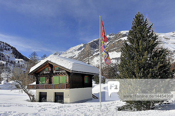 Schweiz  Kanton Wallis  Skigebiet Zermatt